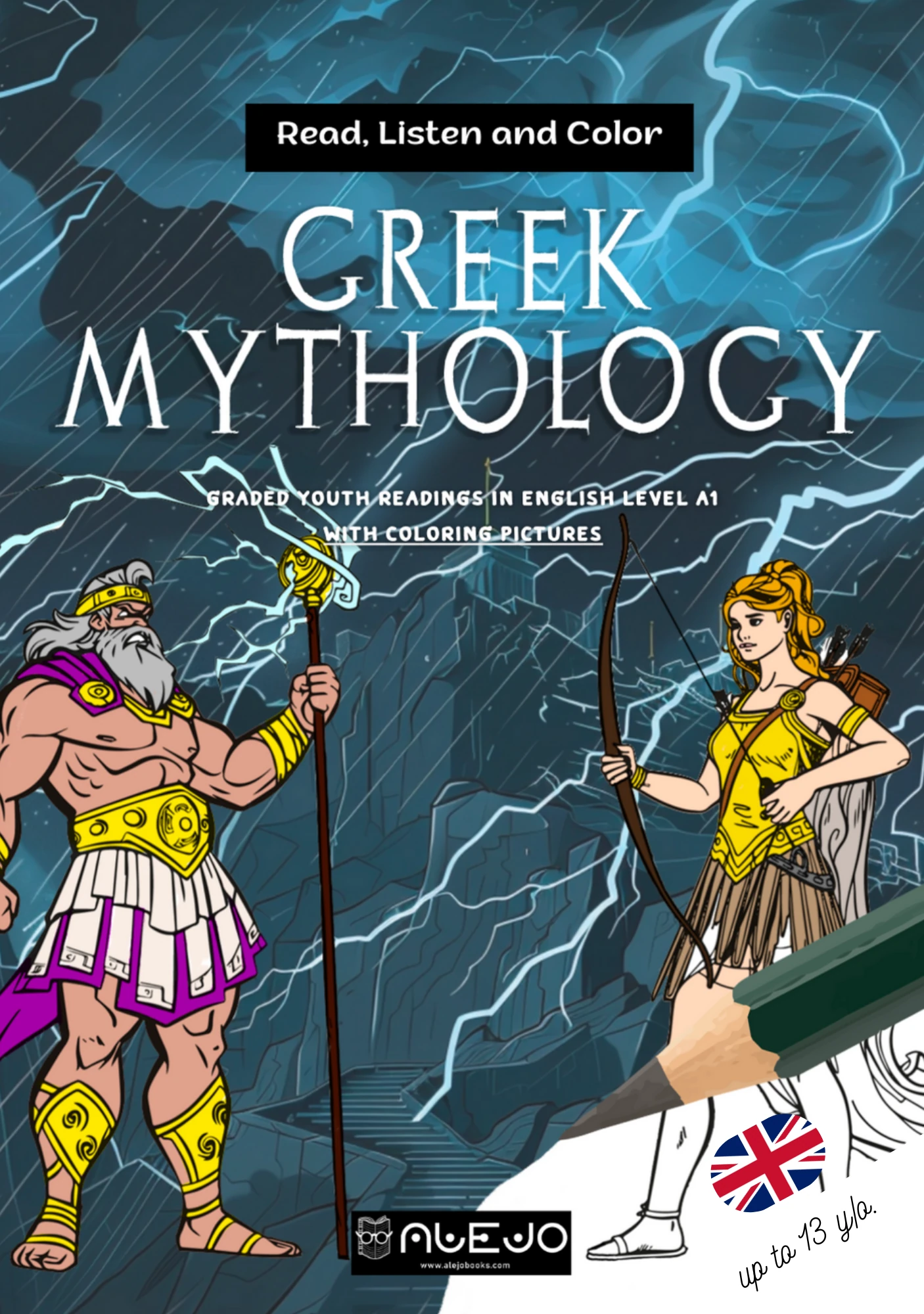 greek mythology coloring a1 english