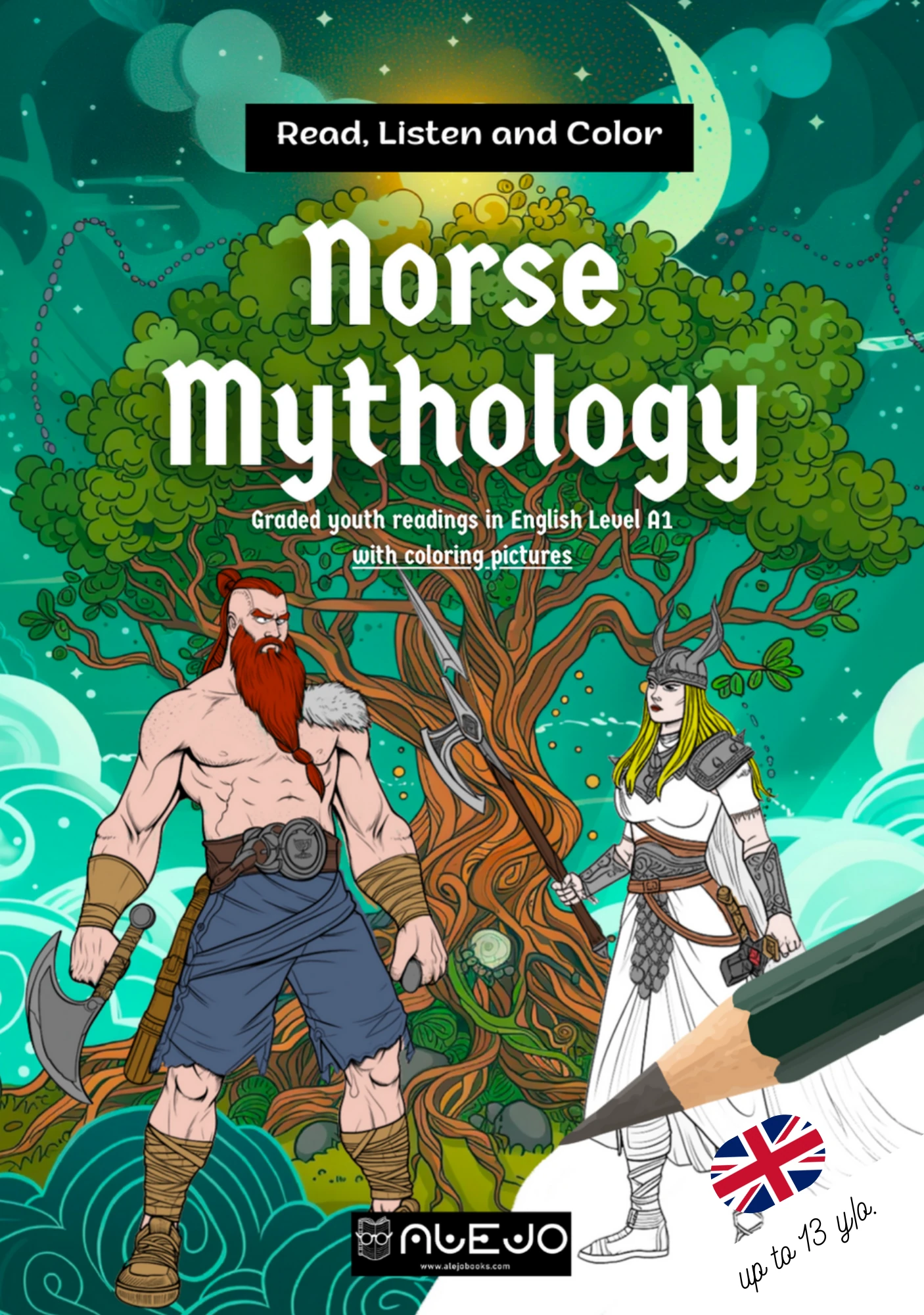 norse mythology coloring a1 english